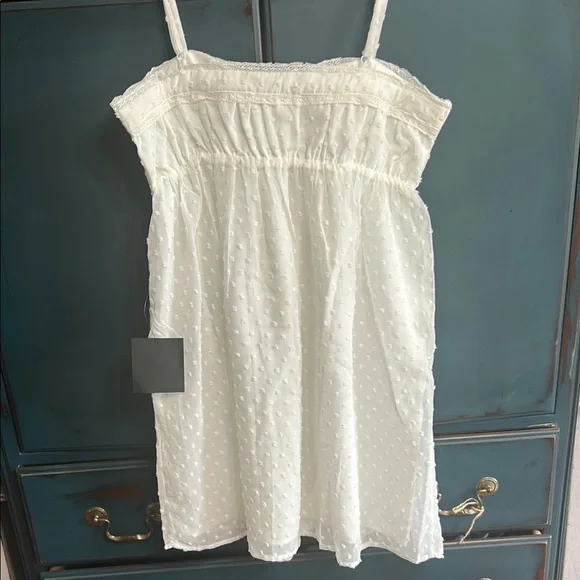 Lulu's White Textured Sleeveless Dress - Picture 4 of 4